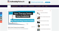 Desktop Screenshot of anxietynetwork.com