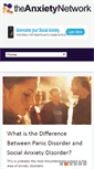 Mobile Screenshot of anxietynetwork.com
